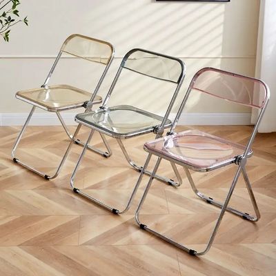 comprar Cadeira acrílica dobrável transparente OEM ODM Cadeiras acrílicas dobráveis transparentes Fabricação em linha