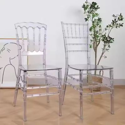 comprar Cadeiras Chiavari Acrílicas Claras Empilháveis Banquete Cadeiras Chiavari Lucite Fabricação em linha