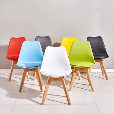 comprar Cadeiras de plástico modernas de design italiano Cadeiras de jantar de plástico azul Fabricação em linha