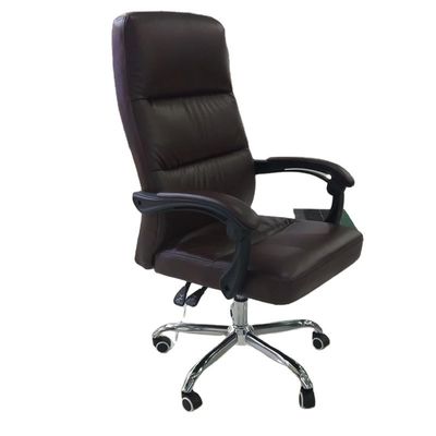 comprar Cadeira de escritório executiva de luxo dobrável PU Cadeira executiva reclinável com apoio de pés Fabricação em linha