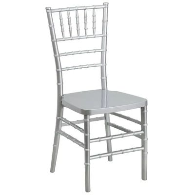 comprar Cadeiras Chiavari de plástico branco Cadeiras de banquete modernas Mobiliário de hotel Fabricação em linha