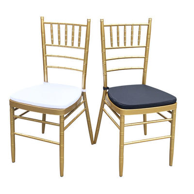 comprar Cadeira Chiavari de empilhamento de metal contemporâneo evento Cadeira de casamento Chiavari Fabricação em linha
