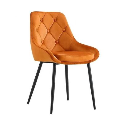 comprar Mobiliário de sala de estar confortável e durável Tecido Cadeira de jantar de veludo Tamanho do produto 560*560*840mm Fabricação em linha