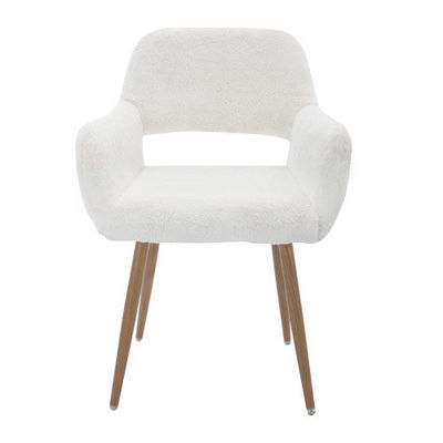 comprar Conjunto de 2 cadeiras de jantar confortáveis de design nórdico moderno com pernas metálicas de ferro Tamanho do produto 23,23*18,11*31,1
