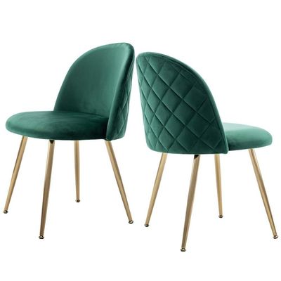 comprar Cadeiras sem braços de veludo macia e estofada para assentos de restaurantes modernos Fabricação em linha