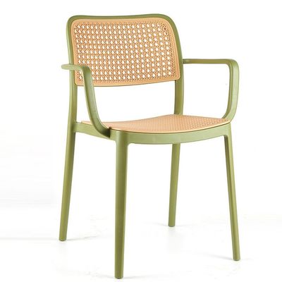 comprar Cadeira de Restaurante de Rattan de Plástico empilhável de PP de Plástico Cadeira de Jantar Fabricação em linha