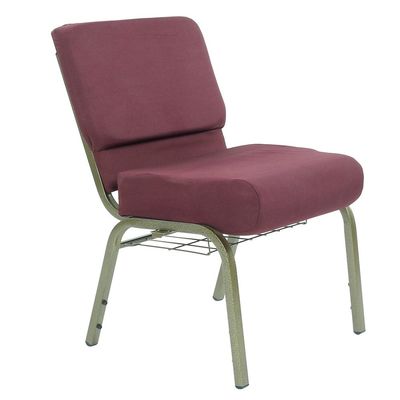 comprar Cadeiras de Igreja em Tecido com Logotipo Bordado Personalizado Confortáveis em Vermelho para Mobiliário de Teatro Fabricação em linha