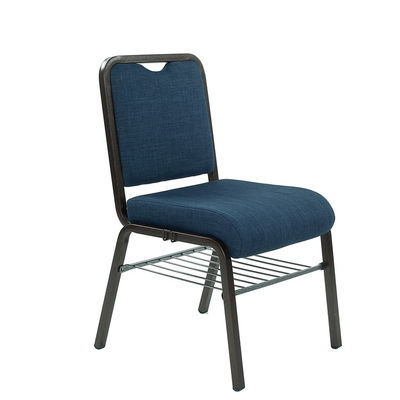 comprar Modernas cadeiras de igreja empilháveis cinza Metal e tecido para móveis comerciais Fabricação em linha
