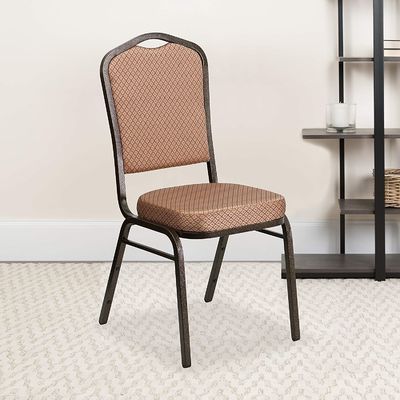 comprar Cadeira de banquete de metal de ouro empilhável contemporânea para festas de hotéis Fabricação em linha