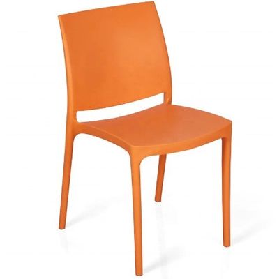 Cadeiras de jantar de restaurantes de hotéis com design empilhável e material de plástico PP