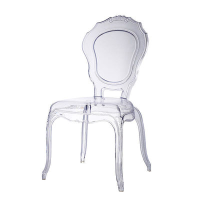 Cadeiras Princesa Chevalier Resina de plástico cristalino claro Acrílico Chiavari cadeira