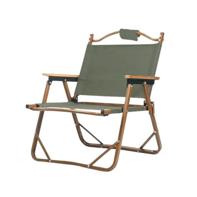 Cadeira Kermit Dobrável para Exterior - Tubo Quadrado, Design Arrojado, Ultraportátil para Camping e Lazer